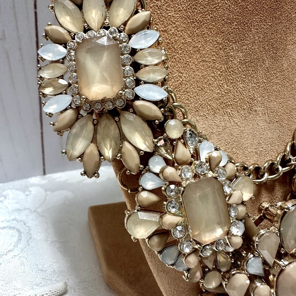 Multi Gem Statement Necklace - image 7